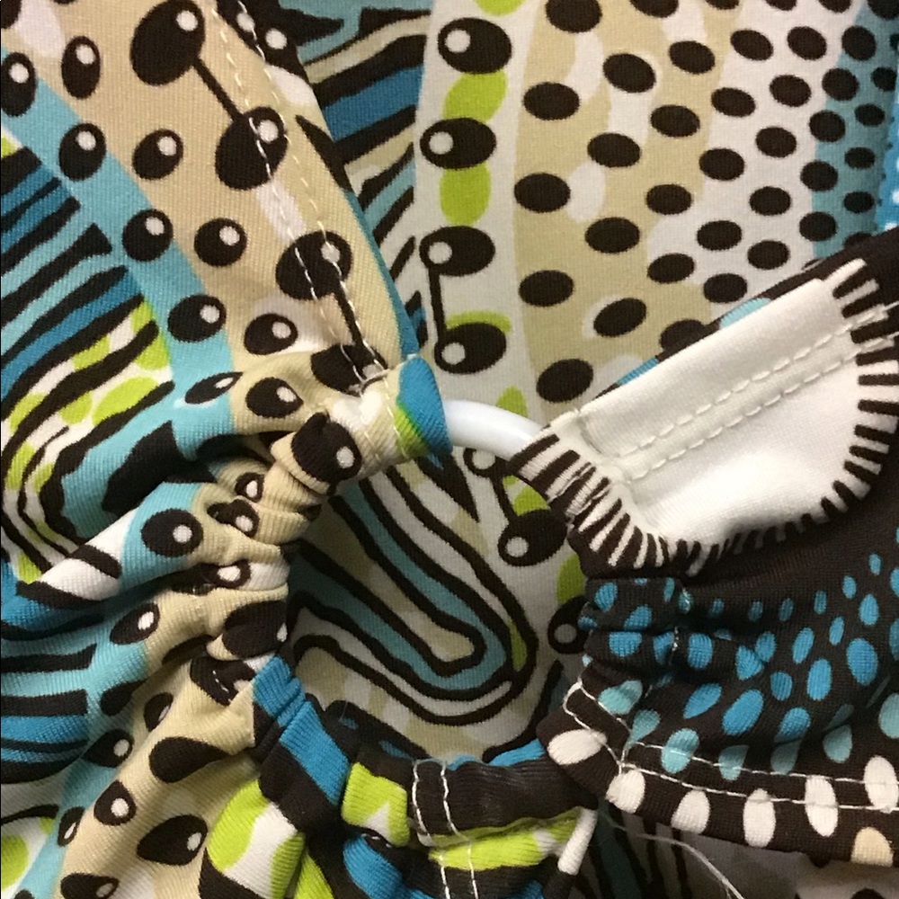 FAUX WRAP SLINKY TOP WITH RING CLOSURE L - Picture 3 of 3